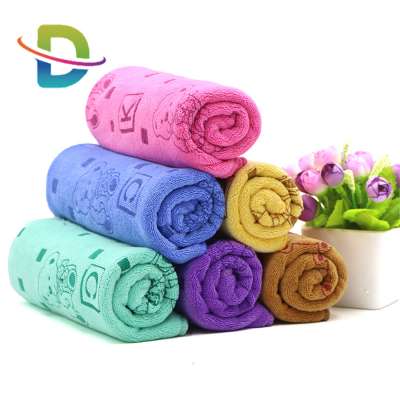 Customized microfiber face towel baby towel