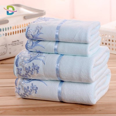 Special Microfiber Bath Towel With Lace Sets