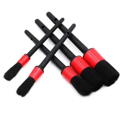 Wholesale China Supplier Cleaning Tools 5pcs Plastic Handle Detailing Car Wheel Rim Cleaning Brush Set